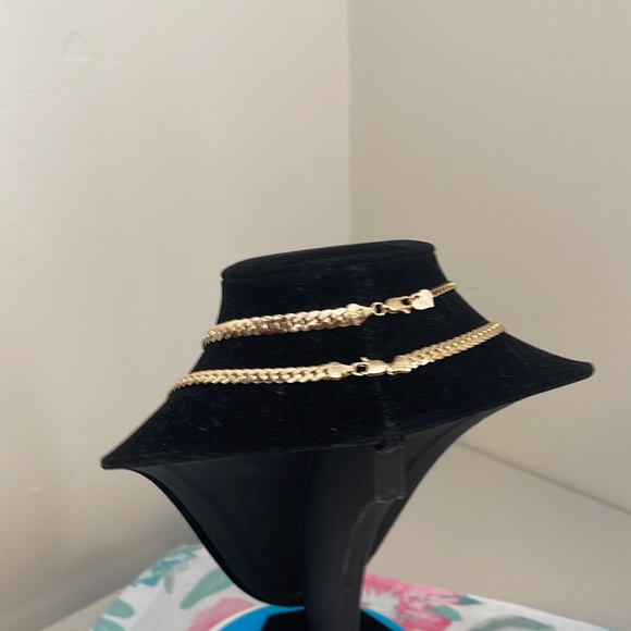 Brand new: Set:Elegant 14k laminated gold. Quality:750. - Picture 11 of 17